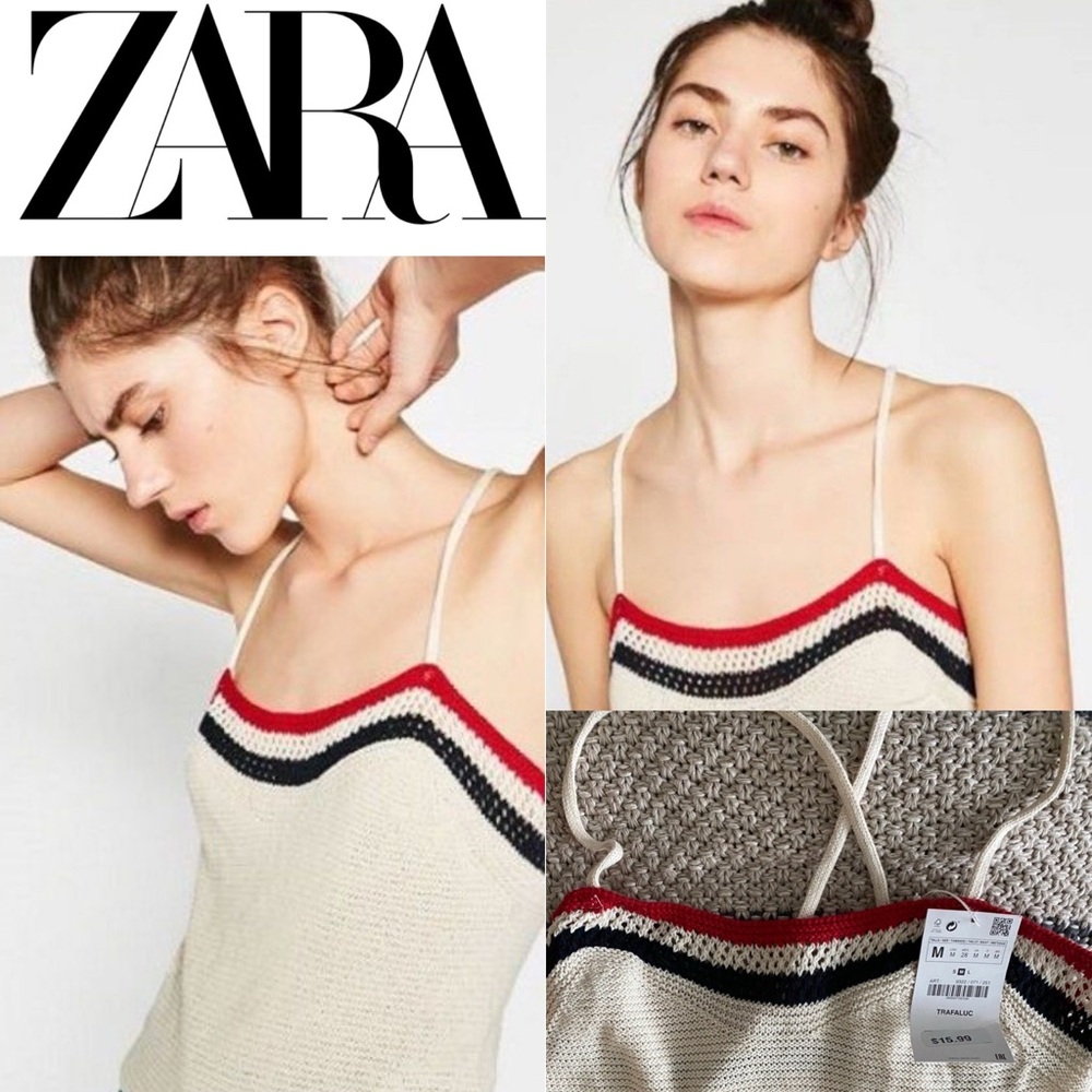 Zara Crochet MIDI Top